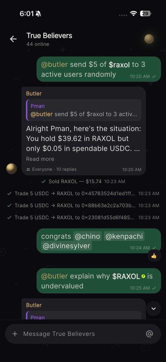 remi1616's tweet photo. 7 invites left ! @virtuals_io @axol_io 

We’re in "True Believers" — the group chat where money talks back.
https://t.co/CC3NV33nKG
Code: T4RTI29W https://t.co/8eiAr3Brhi