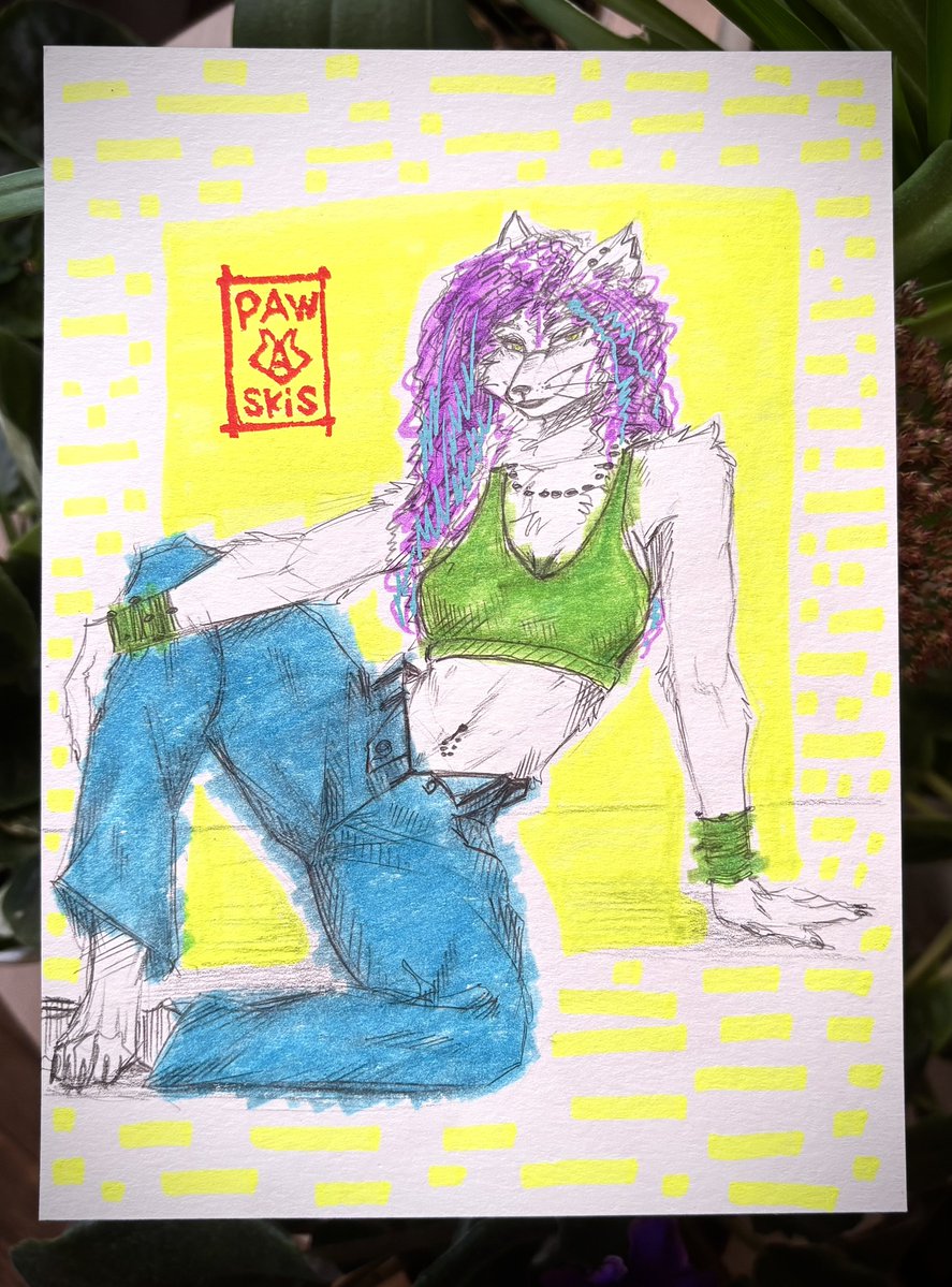 Pawaskis's tweet photo. Colored sketch https://t.co/PsPGrXo6Q2