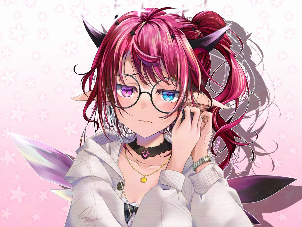 saca110's tweet photo. Sleepy morning IRyS, struggling to put on her earrings.

#IRySart https://t.co/eyOOt65IjK