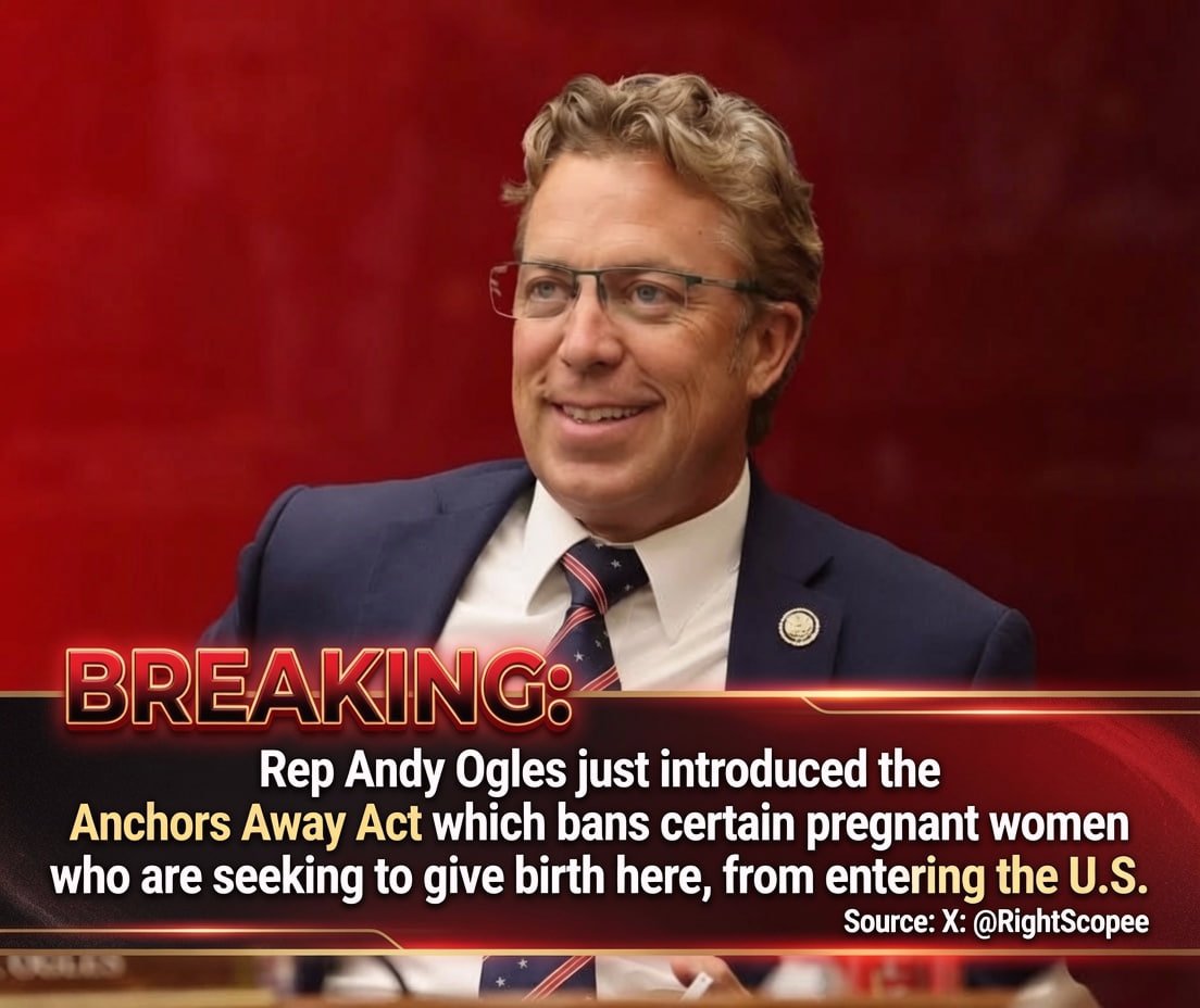 TruthUnveil_'s tweet photo. Rep Andy Ogles just introduced the Anchors Away Act which bans certain pregnant women who are seeking to give birth here, from entering the U.S.

What's your response to this......??👀

Do you support  this?

A. Yes
B. No https://t.co/vvK9jJpiWg
