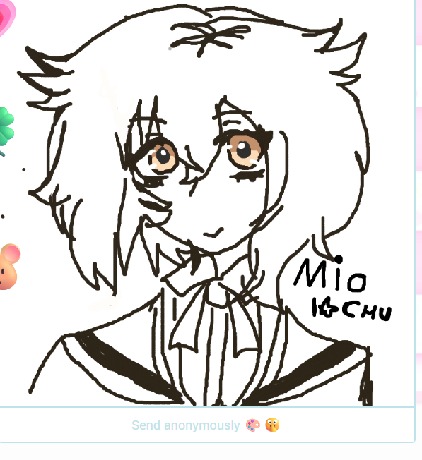 chuusukii's tweet photo. i wonder if i should participate for ichu secret santa.. im so shy and feel like i might not give enough for other people..i want to draw but ughuhh anyway heres a mio that i drew in oomf strawpage https://t.co/FdVhOCOjws
