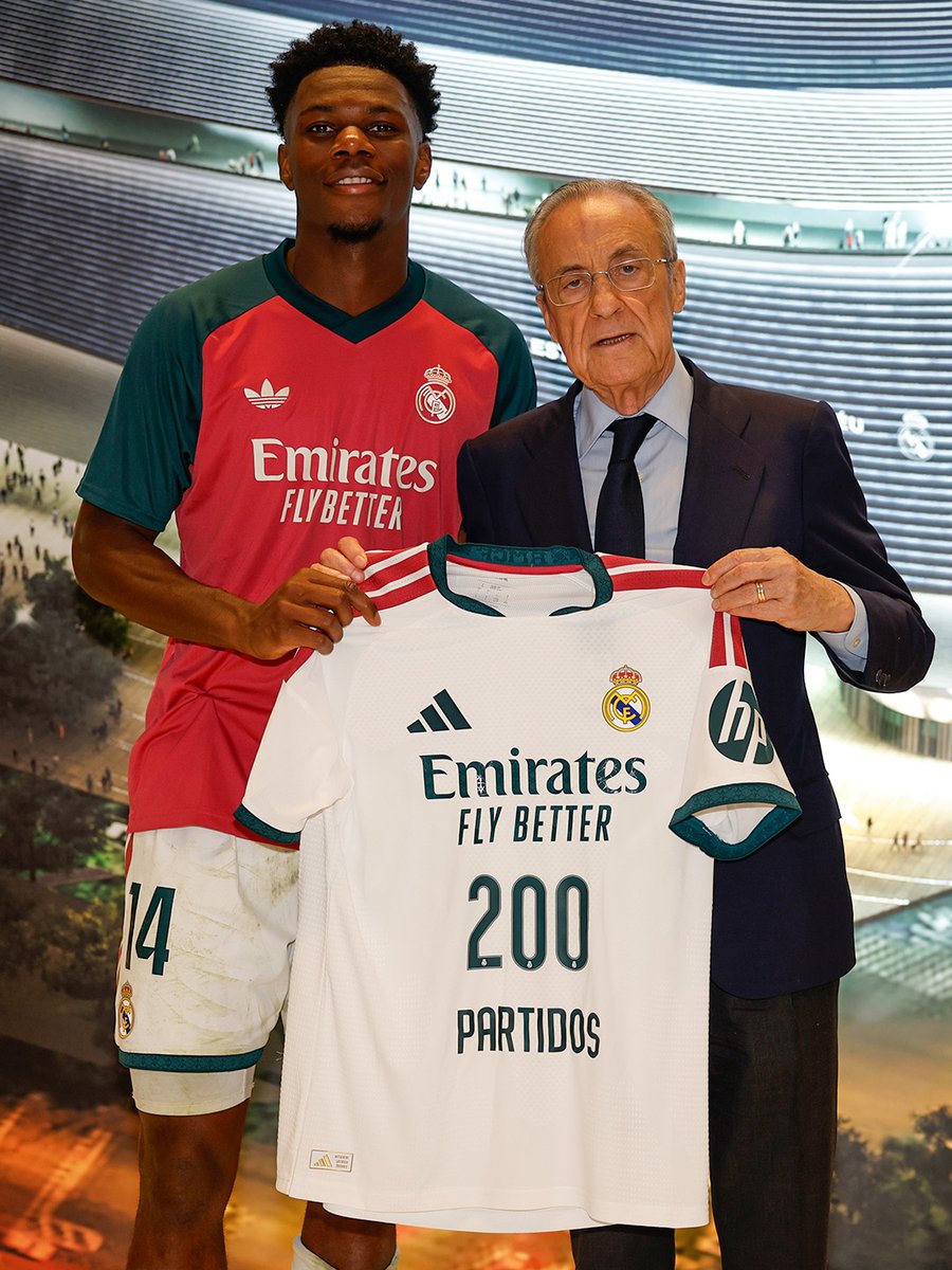 🤍 ¡Tchouameni suma 2️⃣0️⃣0️⃣ partidos con el Real Madrid! https://t.co/vTnS50wBry