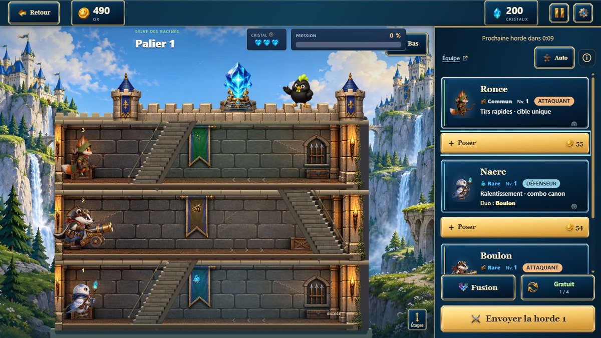 EndlessTowerYS's tweet photo. @anupamrjp Je développe Endless Tower : construire sa tour, fusionner ses gardiens et protéger le cristal. La démo se joue directement sur navigateur ; le jeu et ses visuels sont encore en développement. Capture réelle 1.41.2.
https://t.co/zQqzYD7MWm https://t.co/S1Z1NoJfT9