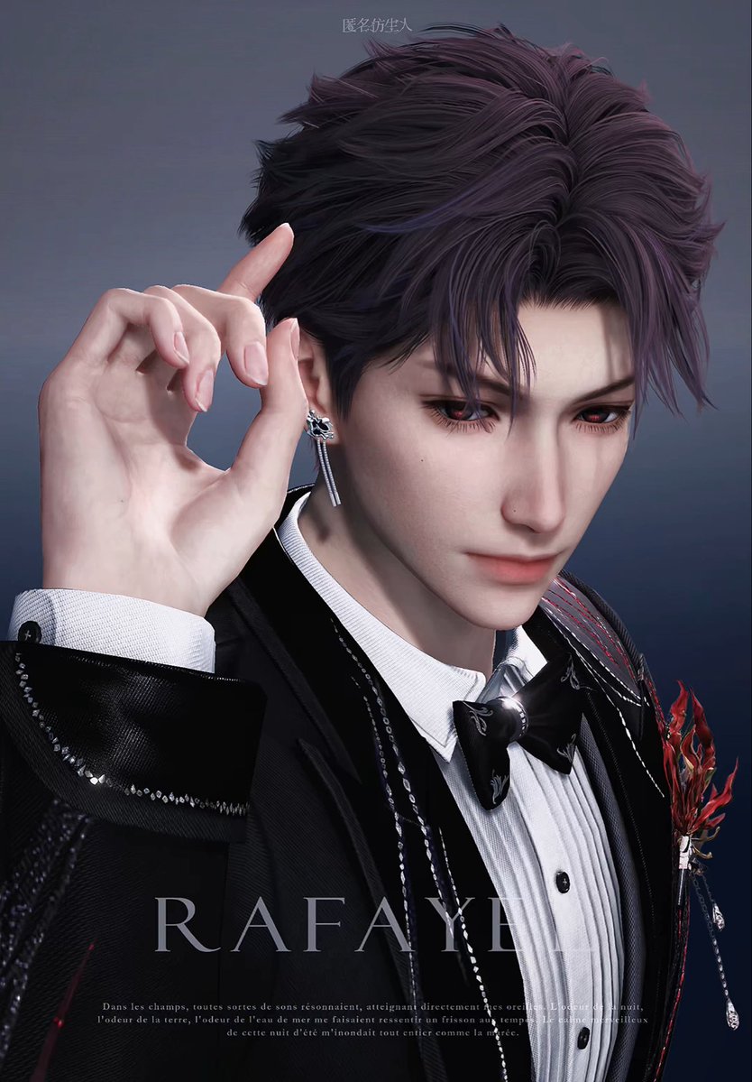 RafayelSeaSong's tweet photo. So handsome! He can pull off slicked back hair with any style. 

～微博（匿名仿生人） https://t.co/80Ubr5inkI