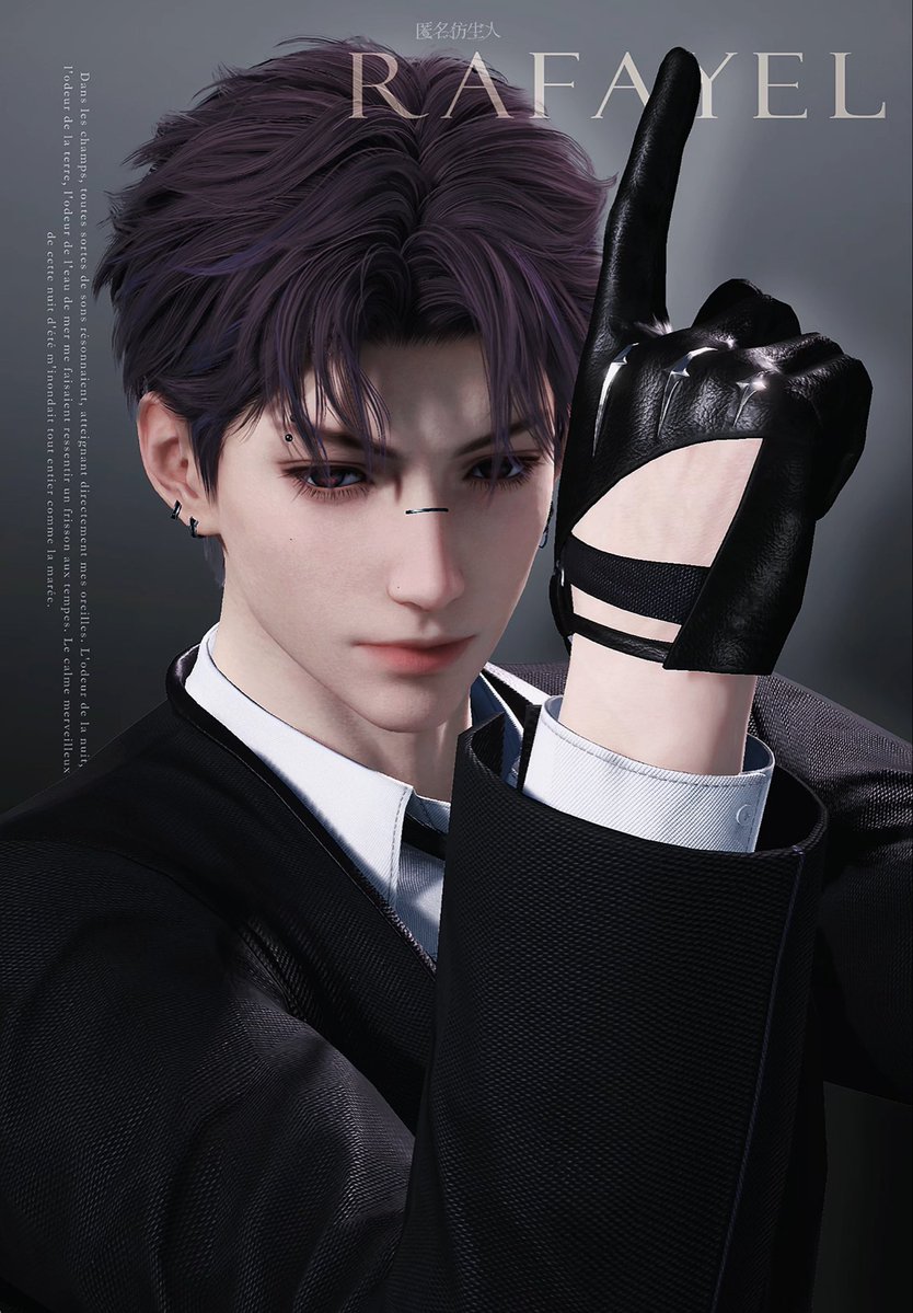 RafayelSeaSong's tweet photo. So handsome! He can pull off slicked back hair with any style. 

～微博（匿名仿生人） https://t.co/80Ubr5inkI