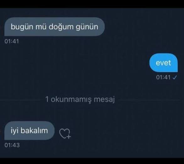 ahen33_'s tweet photo. İyi değilim https://t.co/y8ovrCNkYk