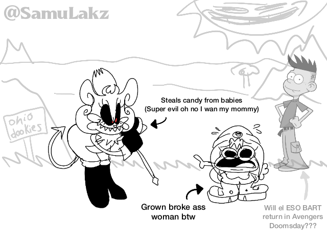 SamuLakz's tweet photo. I just got a stupid ass idea
I’m gonna be calling this dumb ass shit “Urinalry” cuz fuck you 🖕😀
#fnfsongconcept #fnf #fnfconcept #exeoc #execommunity #doodle #shitpost #playdohlickerass #fnfmods #fnfjokemods https://t.co/eQ0JwJ2f3y