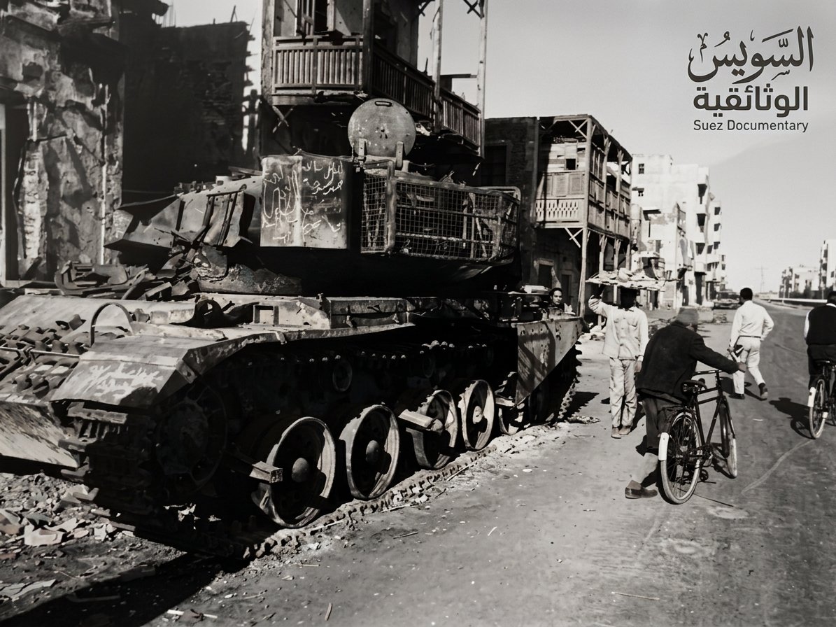 Suez_documentar's tweet photo. دبابة سنتوريون إسرائيلية مدمرة تابعة لقوات العدو، والتي تم شل حركتها وتدميرها على يد أبطال المقاومة الشعبية وقوات الجيش والشرطة خلال معركة السويس الشهيرة في 24 أكتوبر 1973 (ضمن حرب أكتوبر المجيدة)، عندما حاولت القوات الإسرائيلية اقتحام المدينة وفشلت فشلاً ذريعاً أمام صمود أهلها https://t.co/mYxV5qCGQu