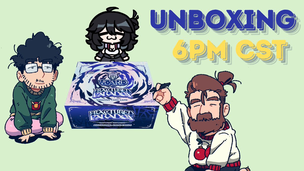 luciacrabs's tweet photo. pretend im rly good at graphic design!

I'M UNBOXING VCARD W/ MY DADS TODAY. 🥳

see you guys there. 💛 https://t.co/TcPNXKVGq0