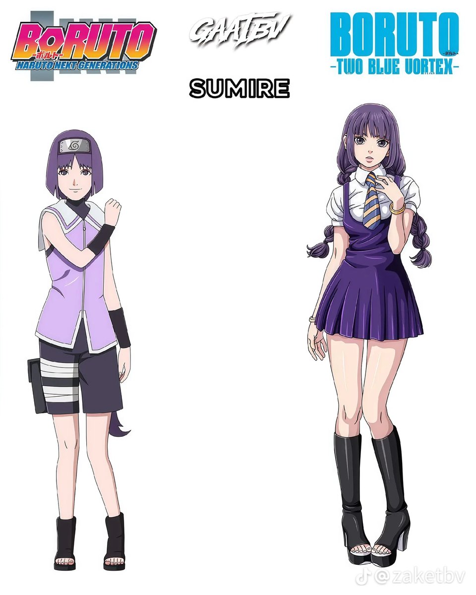 Dewale001star's tweet photo. Who had the better glow up between these two 🥹

- Sarada or Sumire https://t.co/U61FxWr9pF