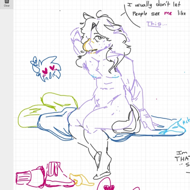 WindyGriffon's tweet photo. Old piece I drew with a friend.. I think personally this might be one of the closest (to my body) I've drawn windy.. it feel serene to me.. https://t.co/pPVUX1E9Kd