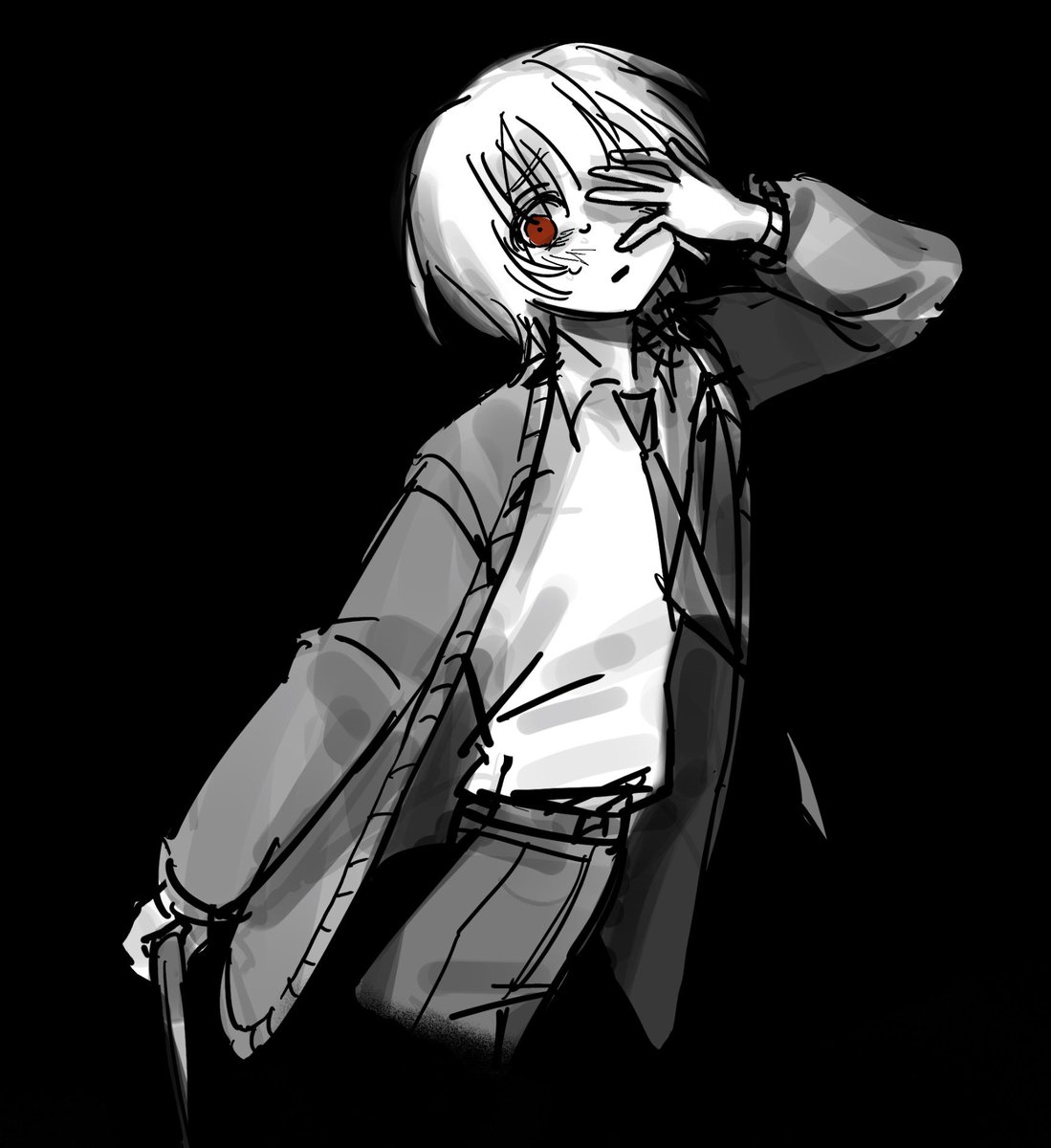 munchonyisang's tweet photo. i wanted to draw him >_< 
#saihatestation  #shiontatsunami  #シオン立波　#さいはて駅 https://t.co/VhK7KPQHK9
