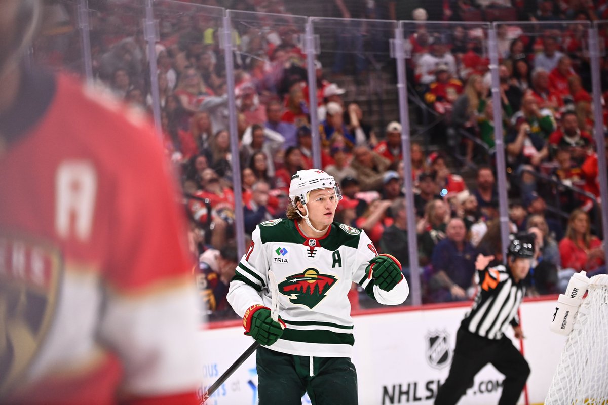 mnwildPR's tweet photo. The #mnwild has scored a power-play goal in all five games this season, marking the third time in franchise history the team has opened a season with a PPG streak of five-plus games (six GP, 2010-11; five GP, 2022-23). https://t.co/Kav3ESxnUf
