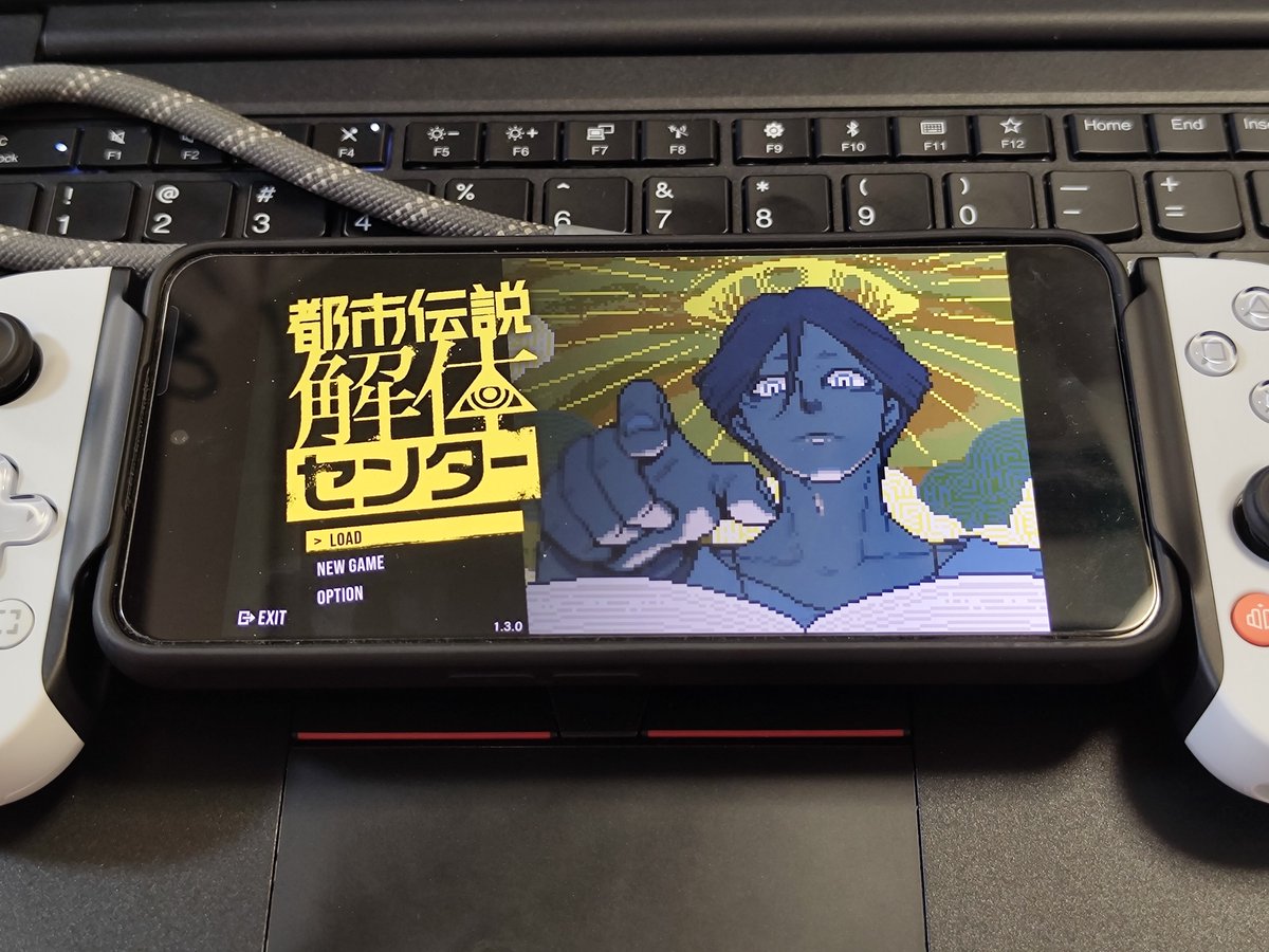 Kssy's tweet photo. Steamがスマホでヌルっと動くようになった🎮️（なお温度 https://t.co/h9lN5ccTwB