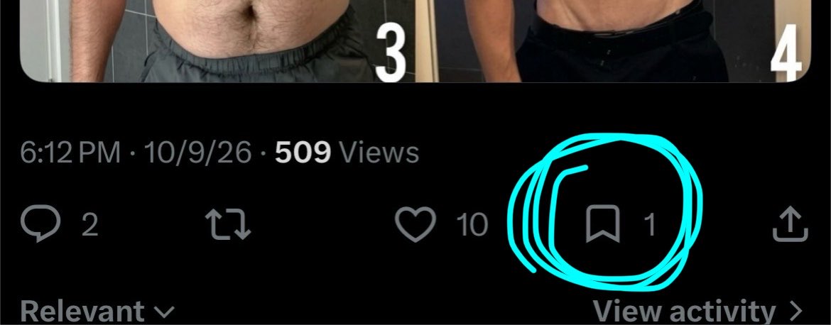 BigAlVT's tweet photo. Bookmarked?! On the body type post?! Who and for why 😭🤣 https://t.co/nC58YUrXlQ