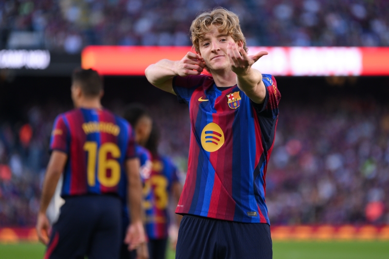 SoccerKingJP's tweet photo. 🇪🇸試合結果🇪🇸
新加入ゴードンが初ゴール！　バルセロナ、ヘタフェに3発快勝で開幕8連勝
https://t.co/WMQoLMA0qi

🗣️編集部より
「ゴードンが先制点を決めたほか、ジェズスやクンデにも得点が生まれたバルセロナが、公式戦9連勝を飾りました」 https://t.co/OZbHxmYV0p