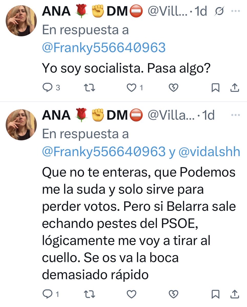 franxusm's tweet photo. @go_rocko @PSOE No lo dudes. Están atacados y un nivel de rabia que da entre risa y pena https://t.co/yZHEZDR4JP