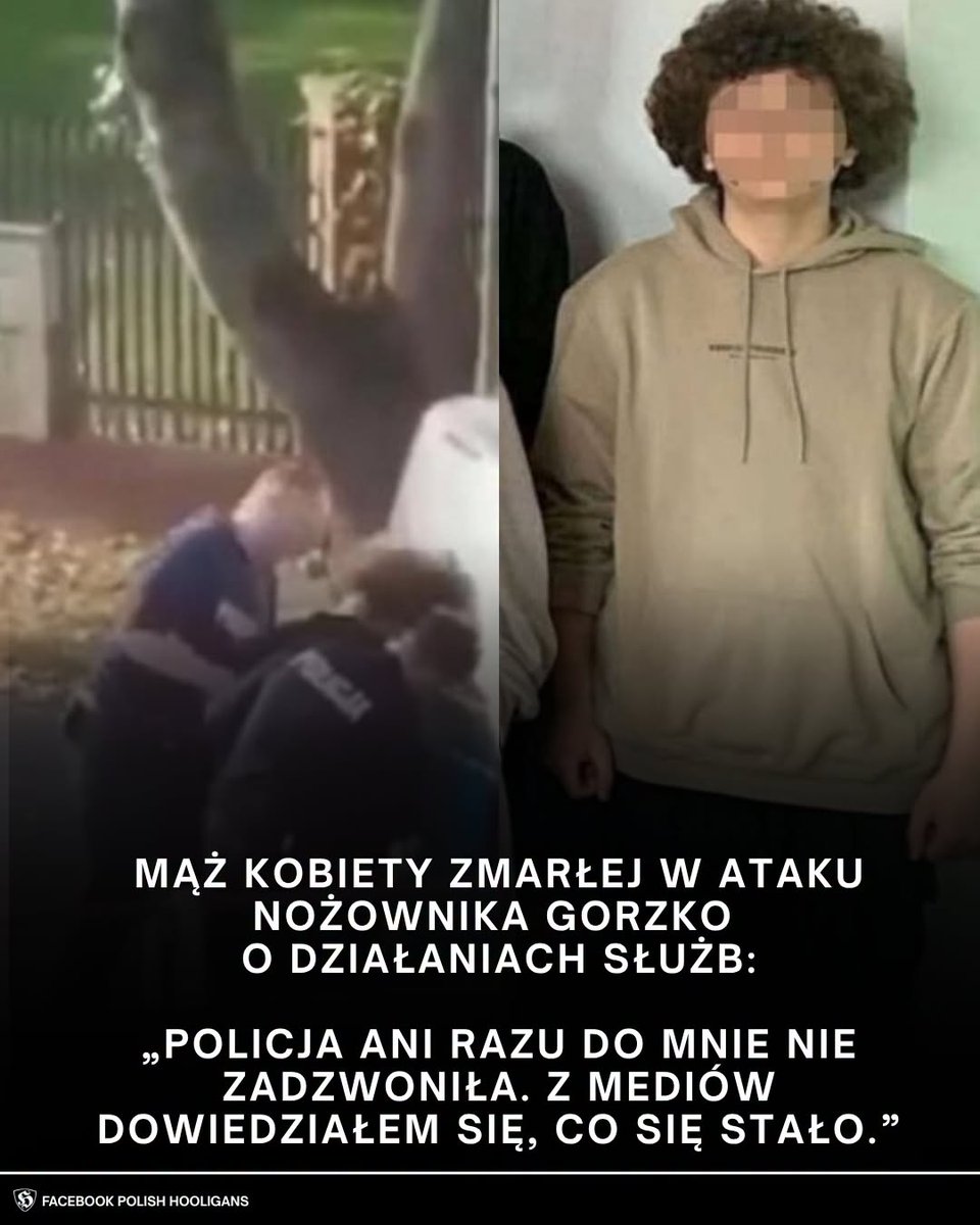 Darekbrzoza's tweet photo. "Jeszcze niedawno byli zwyczajną, szczęśliwą rodziną. Dziś pan Daniel musi zmierzyć się z niewyobrażalną stratą i samotnym wychowywaniem dwóch synów. Jego 37-letnia żona Daria zginęła podczas ataku nożownika w szkole w Leszczydole-Nowinach pod Wyszkowem.:
„Zostałem teraz sam z dwójką dzieci. Całe moje życie wywróciło się o 180 stopni. Pozbawił życia moją ukochaną żonę i zabrał matkę moim synom. To jest straszne. Młodszy syn jeszcze o niczym nie wie” – wyznał mężczyzna w rozmowie z „Faktem”.
Pan Daniel opowiedział również o tym, co działo się bezpośrednio po tragedii. Jak twierdzi, mimo że czekał przed budynkiem szkoły, nie otrzymywał żadnych informacji o stanie swojej żony:
„Policja ani razu do mnie nie zadzwoniła. Z mediów dowiedziałem się, co się stało. Boże, moja żona leżała tam martwa w szkole. Nie mogłem nawet do niej wejść”.
Mężczyzna nie ukrywa rozgoryczenia postawą służb:
„Nikt z policji ani prokuratury nie dzwonił i nie informował nas o niczym. Zachowali się tak, jakby w ogóle nie miała rodziny”.
To jednak nie wszystkie zastrzeżenia, jakie zgłosił. Według jego relacji rodzina nie otrzymała również zapowiadanego w mediach wsparcia psychologicznego:
„W telewizji podawali, że nasza rodzina jest otoczona opieką psychologa. Gadali bzdury. Nikt się nawet u nas nie pojawił”.
Gdy starszy syn przeżył silny kryzys emocjonalny, pan Daniel miał samodzielnie zorganizować pomoc specjalistki.
Najbardziej przejmująco brzmią jednak jego słowa o przyszłości dzieci, które będą musiały dorastać bez matki:
„Najtrudniejsze będzie zrozumienie, że mamy już nie ma i że już nigdy do nich nie wróci, nie przytuli, nie pocałuje na dobranoc, nie pomoże w trudnych sytuacjach”.
Pani Daria miała zaledwie 37 lat. Przed nią były kolejne lata życia, wychowywanie synów i wspólne chwile z rodziną:
„Ona była młoda i miała dla kogo żyć” – powiedział jej mąż.
Zapytany o swoje oczekiwania wobec sprawy, odpowiedział jednoznacznie:
„Oczekuję jak najsurowszego ukarania sprawcy. Odebrał życie mojej żonie i pozbawił dzieci matki”.
Śmierć pani Darii to nie tylko kolejna tragiczna wiadomość. To historia dwóch chłopców, którzy stracili mamę, i mężczyzny, który z dnia na dzień został sam z odpowiedzialnością za całą rodzinę.
Za tym dramatem kryje się ogrom cierpienia, którego nie oddadzą żadne statystyki ani policyjne komunikaty. y"
za Polish Hooligans