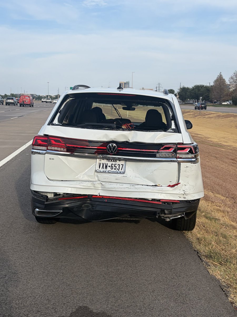 RedwanHuda's tweet photo. Got Rammed by a @RamTrucks truck! @VW thanks for making the best cars! https://t.co/zIeFbUlDPi