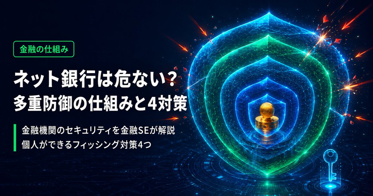 finlab_se's tweet photo. 情報流出が相次ぎ、金融庁も本人確認のICチップ移行を要請しました。流出した個人情報を使う詐欺に備え、金融機関の多重防御の仕組みと、パスキー有効化など個人でできる4つの対策を整理しています。
https://t.co/Le4YEU2Zlc
#情報漏えい #フィッシング対策 #ネット銀行 https://t.co/PSwVGekobB
