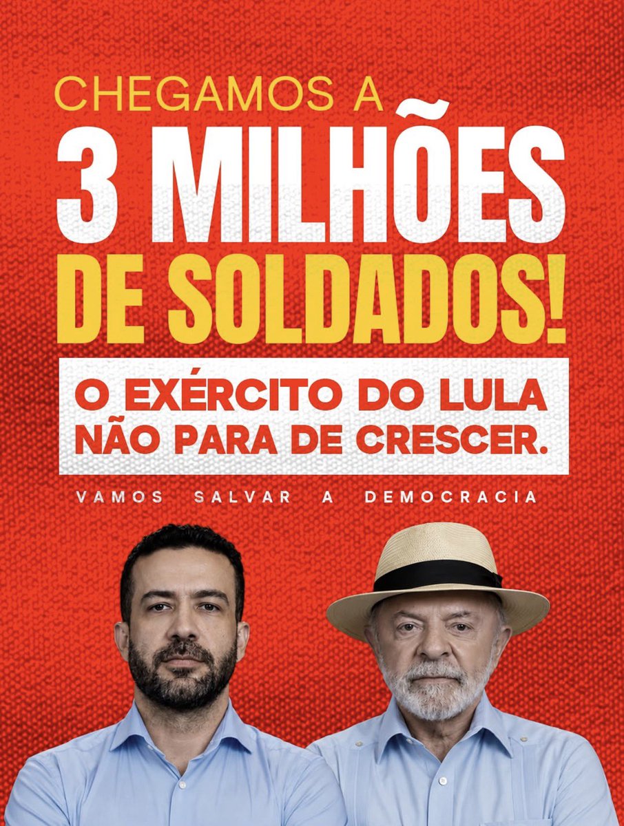 Alessandraulxdv's tweet photo. #EXERCITODOLULACONTRACENSURA https://t.co/ZncEeEv1dv