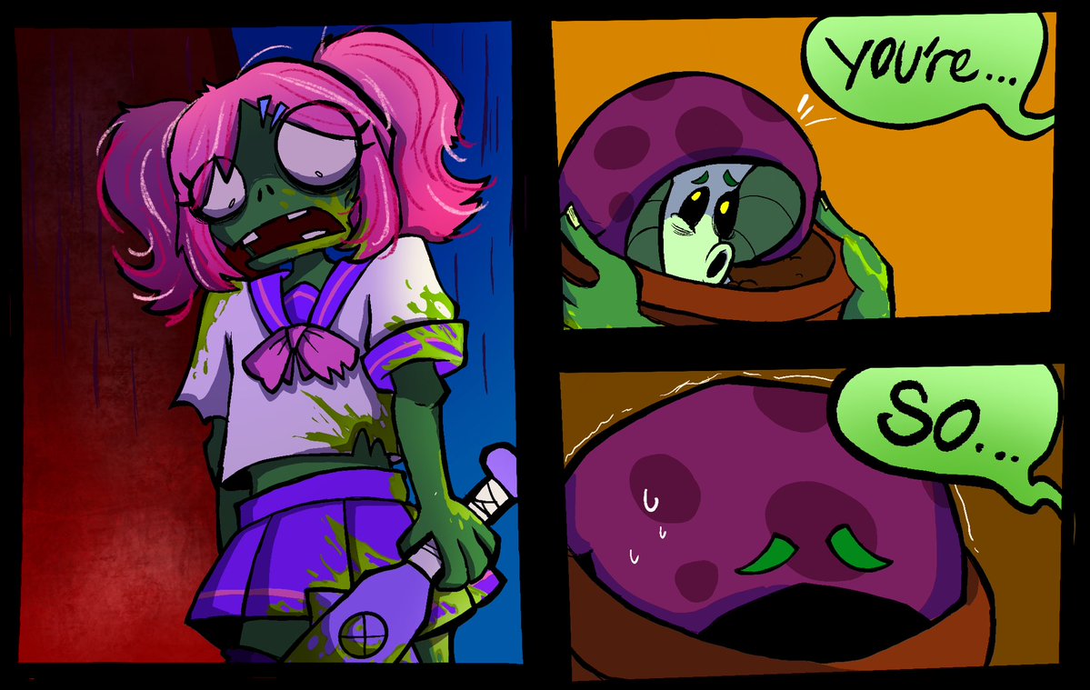 starphilia08's tweet photo. New friend! #pvz #pvzgw2 #pvzoc #plantsvszombies #oc https://t.co/duoeLx8bTD