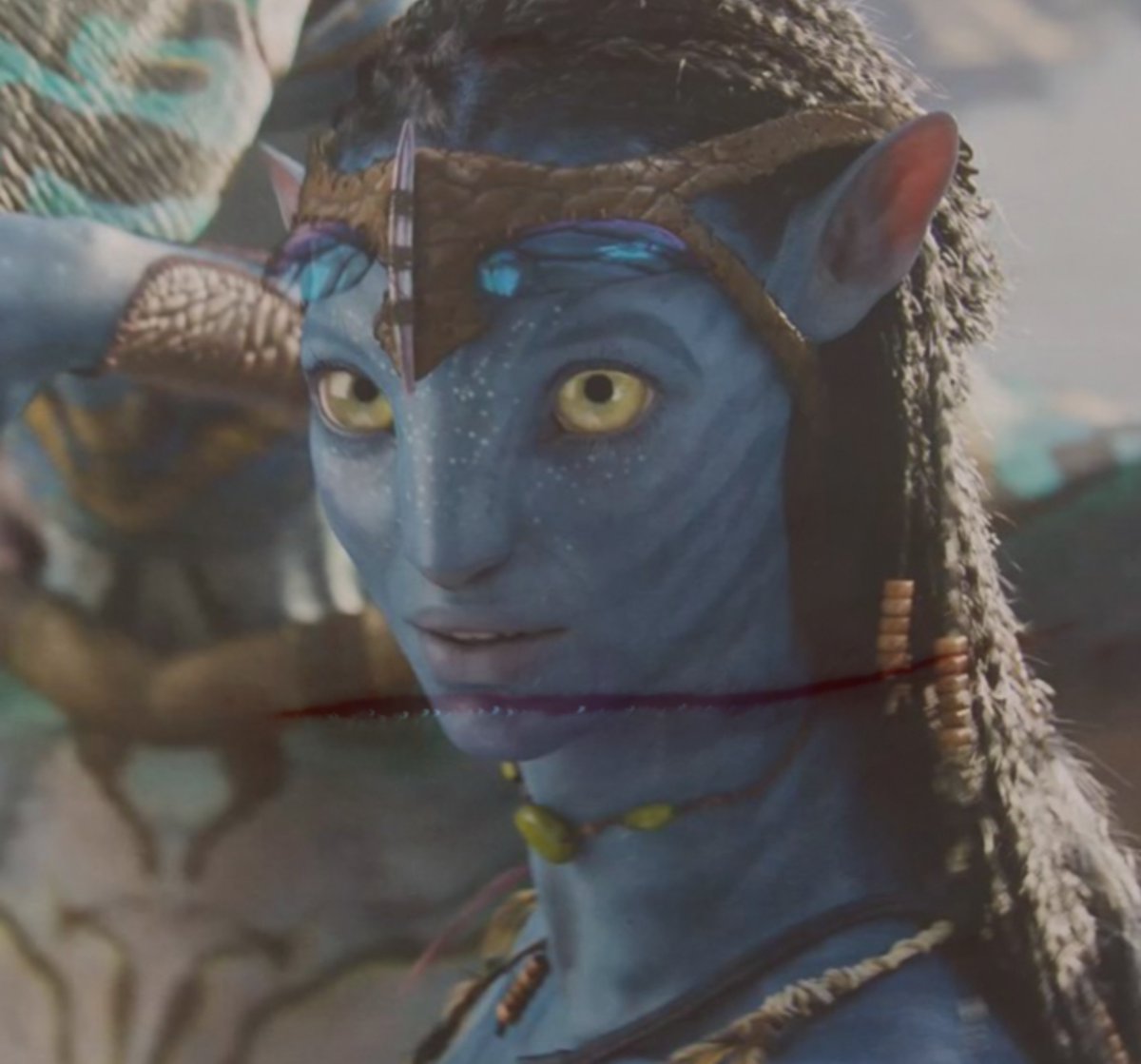 tarsyuflower81's tweet photo. hi souper cool photo of neytiri !! if i get sniped im pulling the trigger 
old photo since i threw out myblades 🥺
hash browns hashtags #shedrtwt uhok https://t.co/2p5O6Fio7z