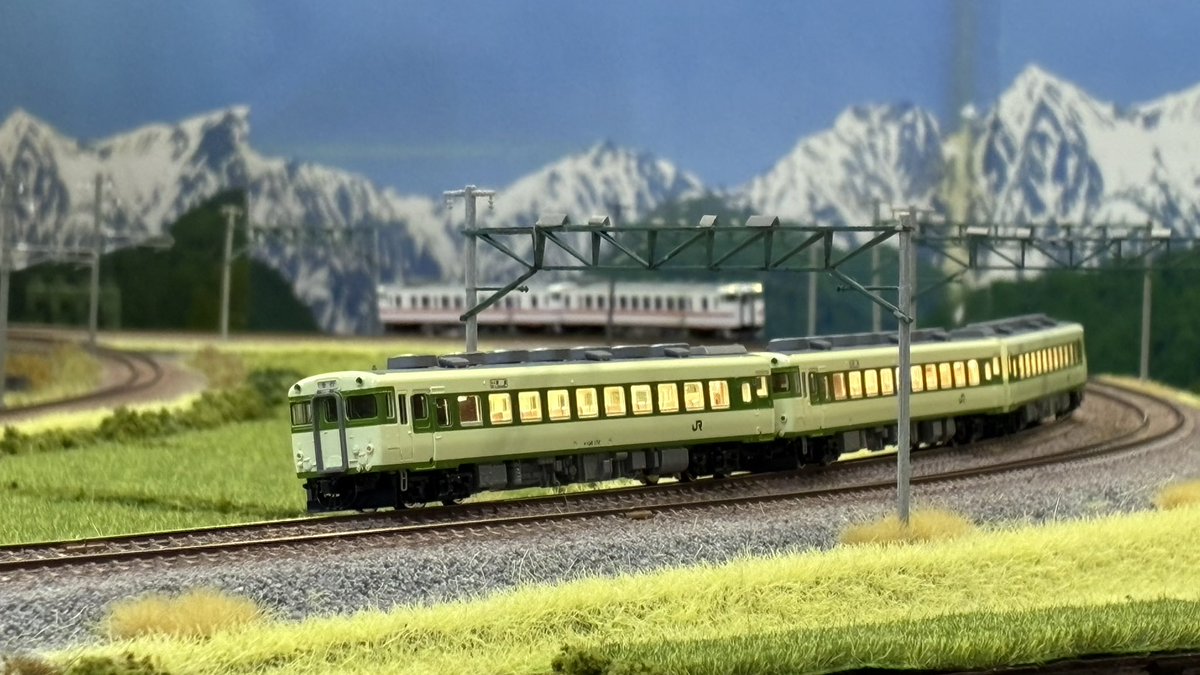 Re_Color_train's tweet photo. 【東京・本店4階】昨日ご来店のお客様⑧

急行よねしろ

※ 3,4番線使用

#リカラー #Re_Color #鉄道模型 #ｎゲージ  #レンタルレイアウト https://t.co/PNeaSPmoW6