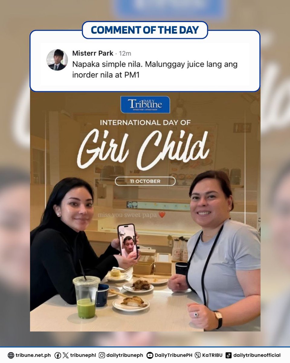 tribunephl's tweet photo. Malunggay juice > matcha green tea
#DailyTribune #simple https://t.co/HDgihMejDo