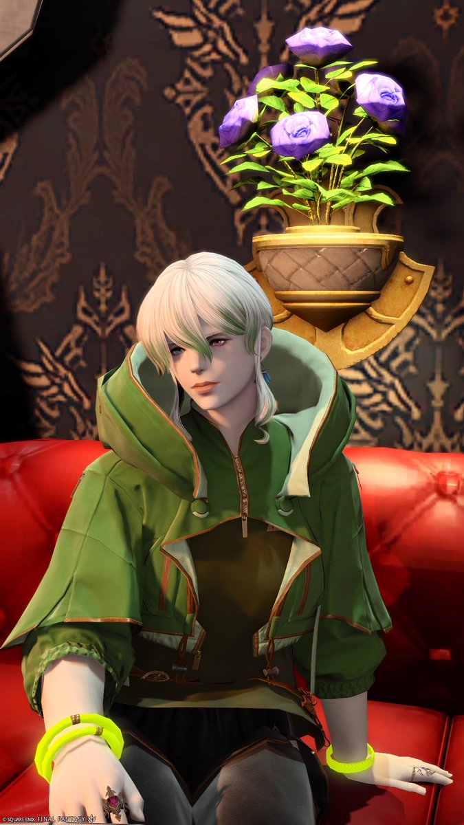 yomiutsushi's tweet photo. おはようございます＆スタジオお邪魔しました。
（赤いお花に青い照明、幻想的！）

ルガ子は可愛いよりカッコいいを目指さないといけないんだろうな。
#銀猫写真館 #おはルガ https://t.co/eHIbMhmKnN
