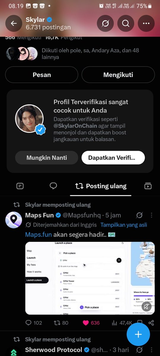 Easypick100xwin's tweet photo. @SkylarOnChain Follow Mapsfunhq and like last RT https://t.co/27ourjPxJL