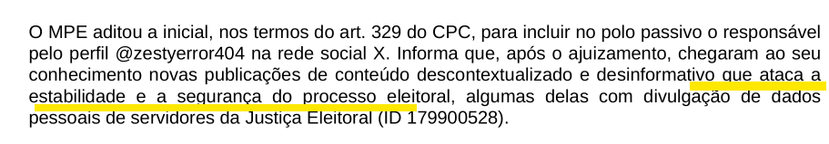 zestyerror404's tweet photo. O TSE manda quebrar sigilo da minha conta. https://t.co/RCdNZBz45E