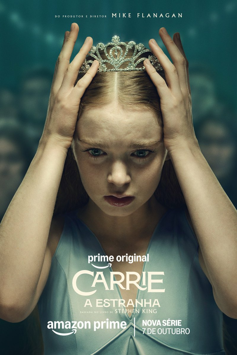 Boxreport's tweet photo. “Carrie: A Estranha”, de Mike Flanagan, acaba de conquistar o público e já é a série mais assistida do Prime Video em 41 países. https://t.co/rUGikkt3yT