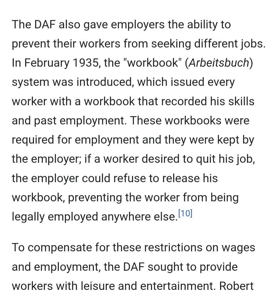 terminallyPINEY's tweet photo. I think no one knows what any ideology is anymore.

German national socalism forced everyone to join a state union that forced you to keep one job and stopped you from getting higher wages.

You were a state serf LMAO https://t.co/TE1cLgB93B