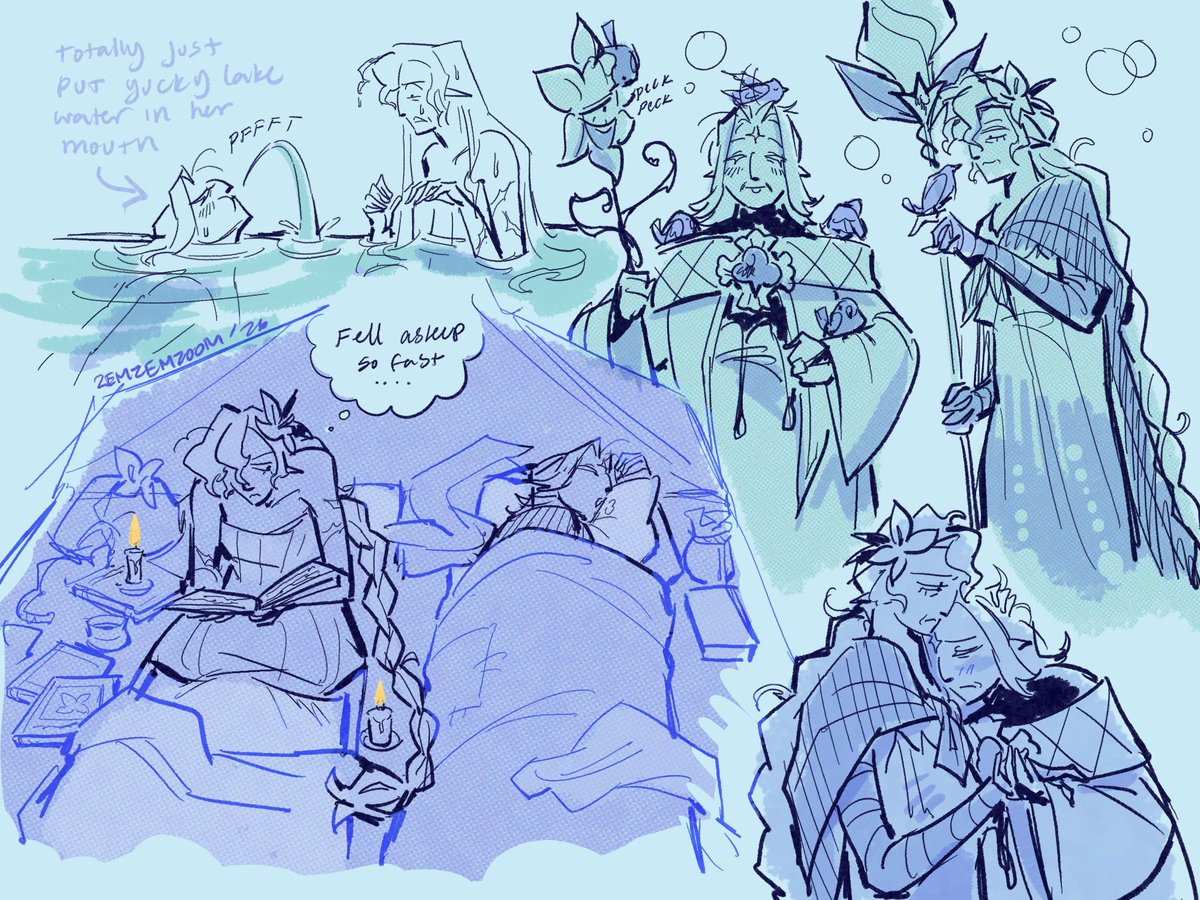 zemblainity's tweet photo. #purelilyweek2026 day 6 (quiet moment)

its debatable how quiet any of these moments are but they sure are cute https://t.co/54Suz9Fqev
