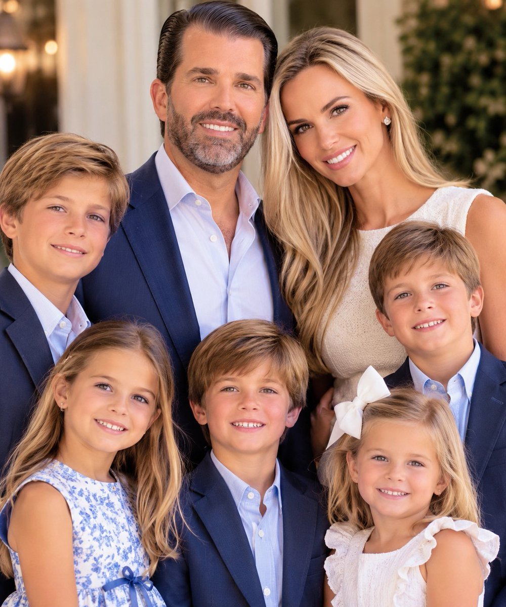 Barronllll's tweet photo. ❤️ Don Jr. is ready for a bigger family — and says he’s open to having as many more children as Bettina wants!
Already a proud father of five, he seems to have no problem imagining an even bigger family. @DonaldJTrumpJr @BettinaAnderson 
Al picture https://t.co/zabeZfr3na