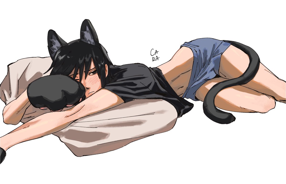 caramelizedn's tweet photo. this. is my gift to naruto on his birthday
yeah

#happybirthdaynaruto #catboysasuke #narusasu #sasunaru #sns https://t.co/G5Mz5TTpTj