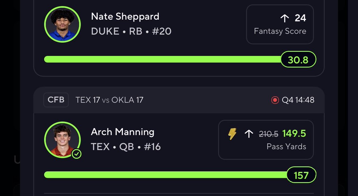 WRLDDFSPICKS's tweet photo. 🏈🔥 CFB SLIPS CASHED! ✅

Another win on the board! We’re staying locked in and keeping the momentum going. 🔒📈

Want to get in on the next plays? Discord link is in my bio! 👇

#CFB #PrizePicks #CollegeFootball #SportsPicks #PlayerProps https://t.co/04zkUgPr2b