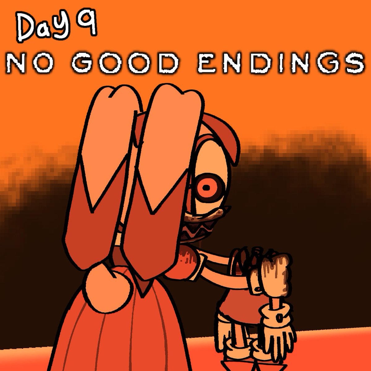 GamePalCartoons's tweet photo. Day 9- No Good Endings

Based on my Chinelin sonic Cream mix

#exetober #execommunity https://t.co/fy2PWyywyY
