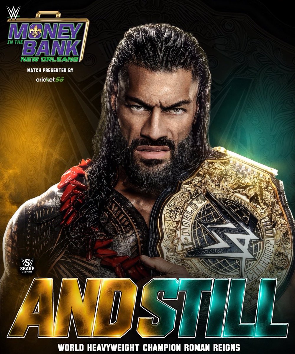 WrestleconAndiz's tweet photo. WRESTLER OF THE YEAR☝🏽🐐

#MITB #RomanReigns https://t.co/7X0IXOlI3B