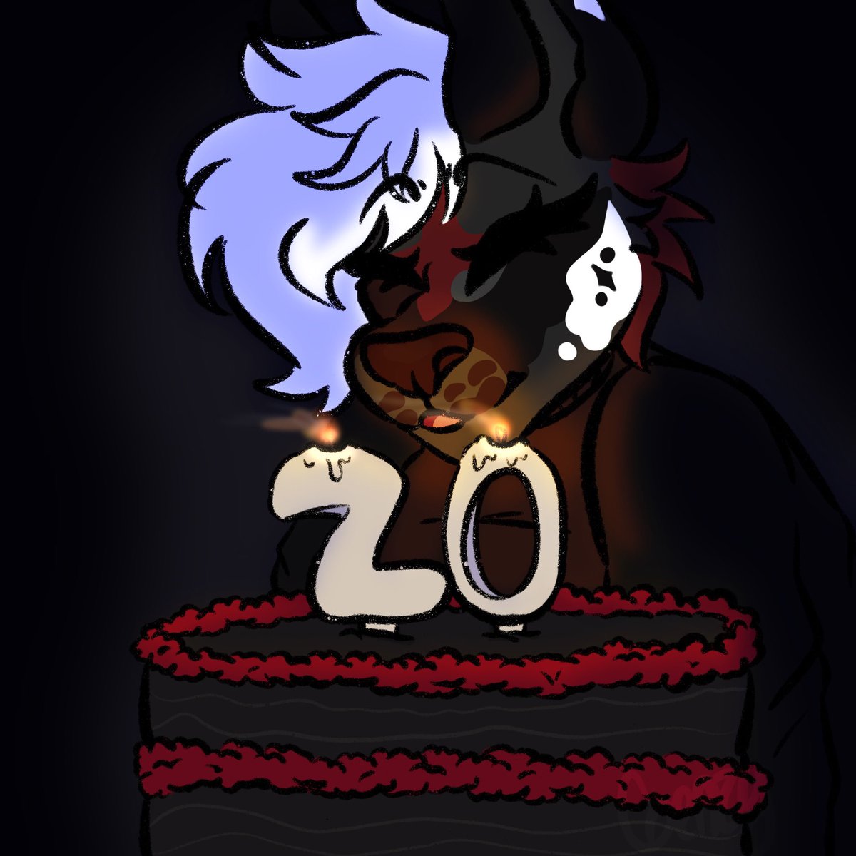 GenzyPawsAD's tweet photo. A sfw photo but HAPPY BIRTHDAY TO MEEEE, I am 20!!!! https://t.co/pERDACT79o