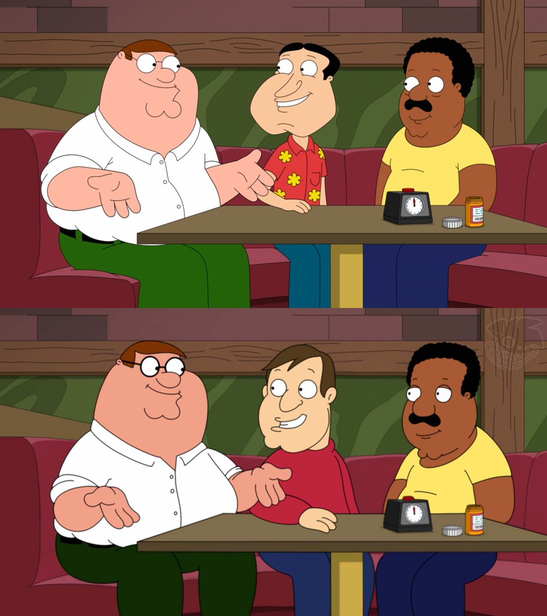 YinyangGio14's tweet photo. -TV shows, but they retain their pilot / original designs.
#Spongebob #FamilyGuy #GravityFalls #AdventureTime https://t.co/26a7khW7Fe