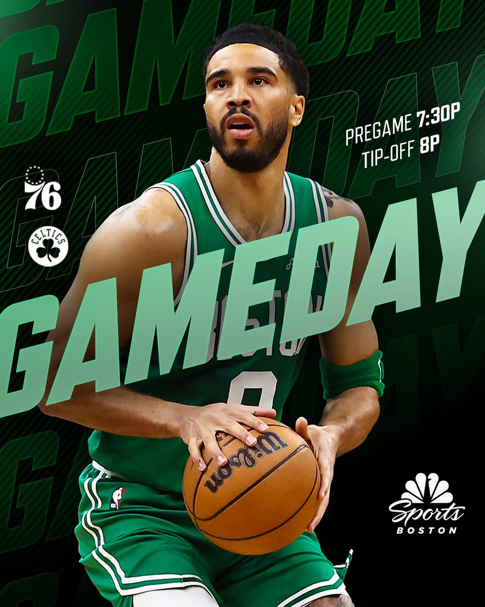 NBCSCeltics's tweet photo. Basketball is back at the Garden! 🤩☘️

Tune in to Pregame Live at 7:30pm https://t.co/dyoJ5z1po3