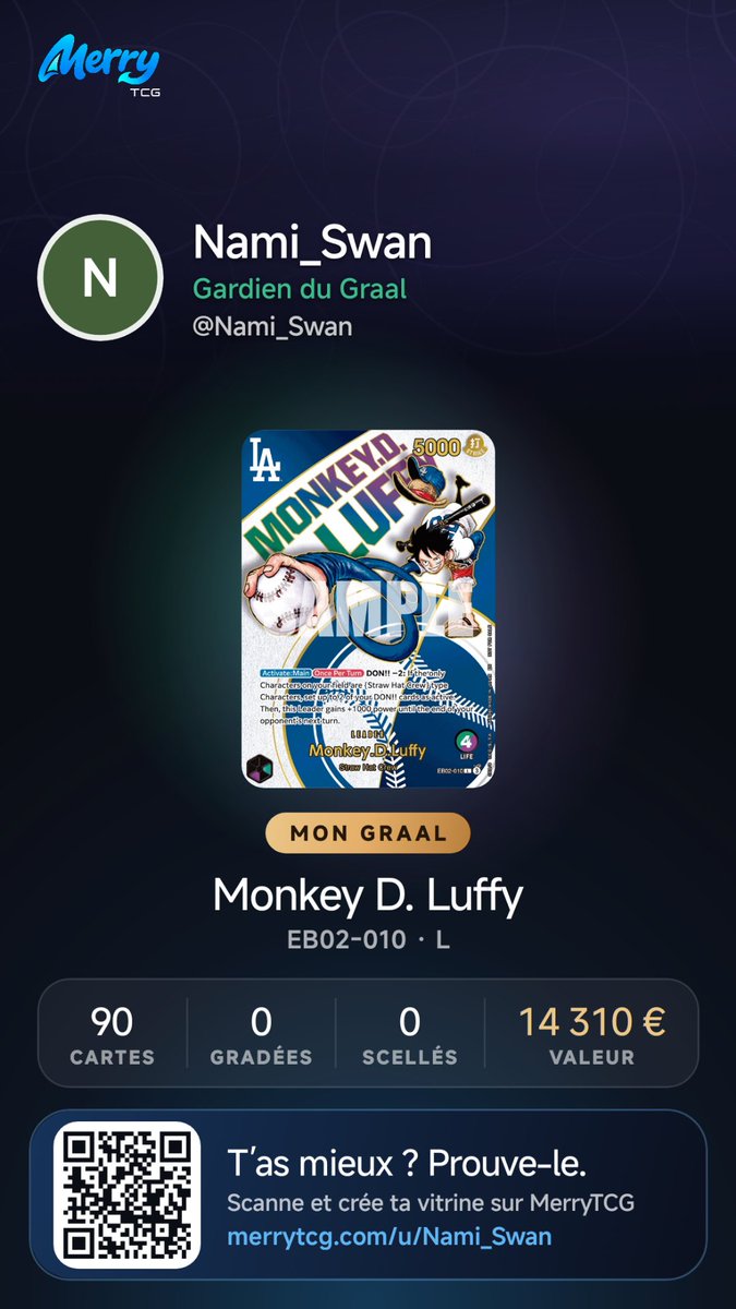 NamiSwouan's tweet photo. J'ai pas encore tous mis mais y'a quasiment le plus gros 😁. Application très propre merci @MerryTCG_ https://t.co/sKAYtCTBbR