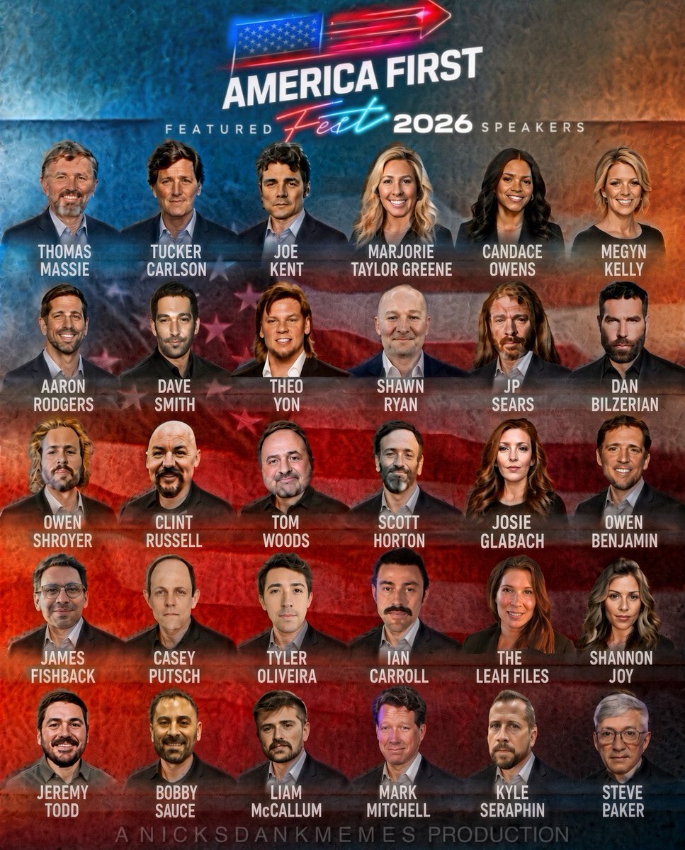 Nicksdankmemes3's tweet photo. I hope someone puts together a competing event to counter the sham AmericaSlop Fest from TPUSA. 

A panel of narrative breakers and question askers, from both the inside and outside of politics who are free of the uniparty shackles and willing to put principles before party. https://t.co/tEcM5FcWw2