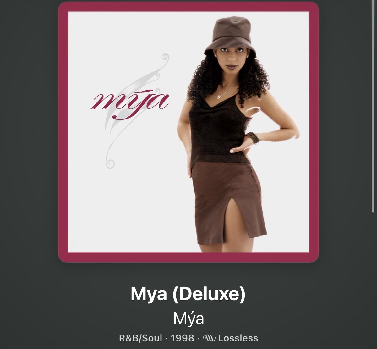 crackr's tweet photo. 💿 My Top 90 Albums of the 90s #Top90AlbumsOfThe90s
#81 #Mýa @MYAPLANET9 – Mýa (1998)
📅 Release Date: April 21, 1998
📊 Album Chart Peaks: 🇺🇸 #29 Billboard 200 · #13 R&B Albums
🏆 Biggest Single: “It’s All About Me” feat. Sisqó — 🇺🇸 #6
🔝 Favorite Track: “Baby It’s Yours”
👨💻 My Take: At first, I didn’t take Mýa all that seriously.
I mainly knew her as the young featured voice on “Ghetto Supastar” and from “It’s All About Me” alongside Sisqó from Dru Hill. She seemed like another promising singer appearing in the middle of the late-90s R&B boom – talented, attractive, everywhere for a moment, but perhaps not necessarily built for the long run.
Then I bought the album. And it really grew on me.
More than 25 years later, I still enjoy listening to it. That probably says more about its quality than any chart position ever could.
Mýa is understated, unpretentious and remarkably well-aged. It doesn’t constantly demand your attention with enormous hooks or overproduced vocals. Instead, it settles into a smooth, relaxed R&B groove and simply stays there. Mýa’s voice is light and youthful, but there’s enough personality to keep the album from becoming anonymous.
My favorite is “Baby It’s Yours” — a beautifully restrained slow jam with exactly the kind of warm, late-night atmosphere I loved about 90s R&B.
But the album runs deeper than that. “Movin’ On” has a tougher Hip Hop edge, while “It’s All About Me” remains an irresistible debut single and a perfect pairing with Sisqó. “Keep On Lovin’ Me” is another smooth album cut that has held up surprisingly well.
And then there’s “If You Died I Wouldn’t Cry Cause You Never Loved Me Anyway.” What a title – and what brutally direct lyrics! Behind the elegant production is a seriously bitter breakup song that doesn’t leave much room for reconciliation. 😳
The album was produced by a broad group that included Darryl “Day” Pearson, Daryl Simmons, Nokio from Dru Hill and Sisqó. That variety gives it enough different textures without making it sound scattered.
This isn’t an album I would describe as revolutionary, nor does it contain the decade’s most spectacular vocal performance. Its appeal is quieter than that. It’s simply a very good, cohesive R&B debut that proved much more durable than I expected when I first heard it.
Sometimes the records that don’t shout the loudest are the ones that stay with you. And Mýa still releases new albums. The most recent one, "Retrosoect", just arrived in May.
💭 Thoughts: Did Mýa’s debut grow on you, too – or did you forget about her?
@AlphenMatthias @GenTXer2 @mikestephens99 @StephenCerone @Mikehomeseller @bsmntdwllr73 @FLAeditor @LesPurves @ElectroRhino @nznetradio @JVMonte2 @LeoAguirre82578 @allrockmusic @Music__Mentor @mateocombs @RedsSuffering @PostPunkX @DJarrettMcCall @arianincph @philmount
#Top90AlbumsOfThe90s #90s #90sMusic #Pop #Rock #RandB #HipHop #Soul #GenX