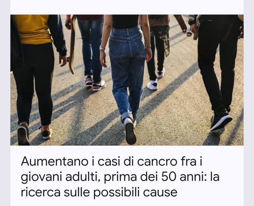 Sovranista76's tweet photo. Due anni di assurdità ?
Respirare con mascherine chirurgiche, magari le stesse per giorni e giorni ?
Stare chiusi in casa come "sorci", come disse un noto professore profetico, invece di fare attività fisica all' aria aperta ?
Sopprimere il sistema immunitario con la paura, invece di trasmettere fiducia ?
Vaccinarsi con pseudo vaccini sperimentali senza il dovuto iter temporale di controllo nel medio e lungo periodo ?
Che dite ?
Potrebbero essere delle valide cause ?
Quando si và contro natura, il prezzo da pagare è sempre molto salato.
Fatene tesoro.