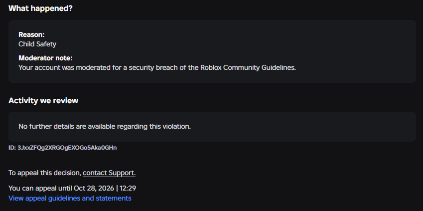 ImJustNoahp's tweet photo. POV: You create an AI to moderate your game, and after getting sued, you decide to instruct it to have zero tolerance for anything related to children but your AI was trained by the very children you're trying to protect. #robloxㅤ https://t.co/DOvnDNu0oY