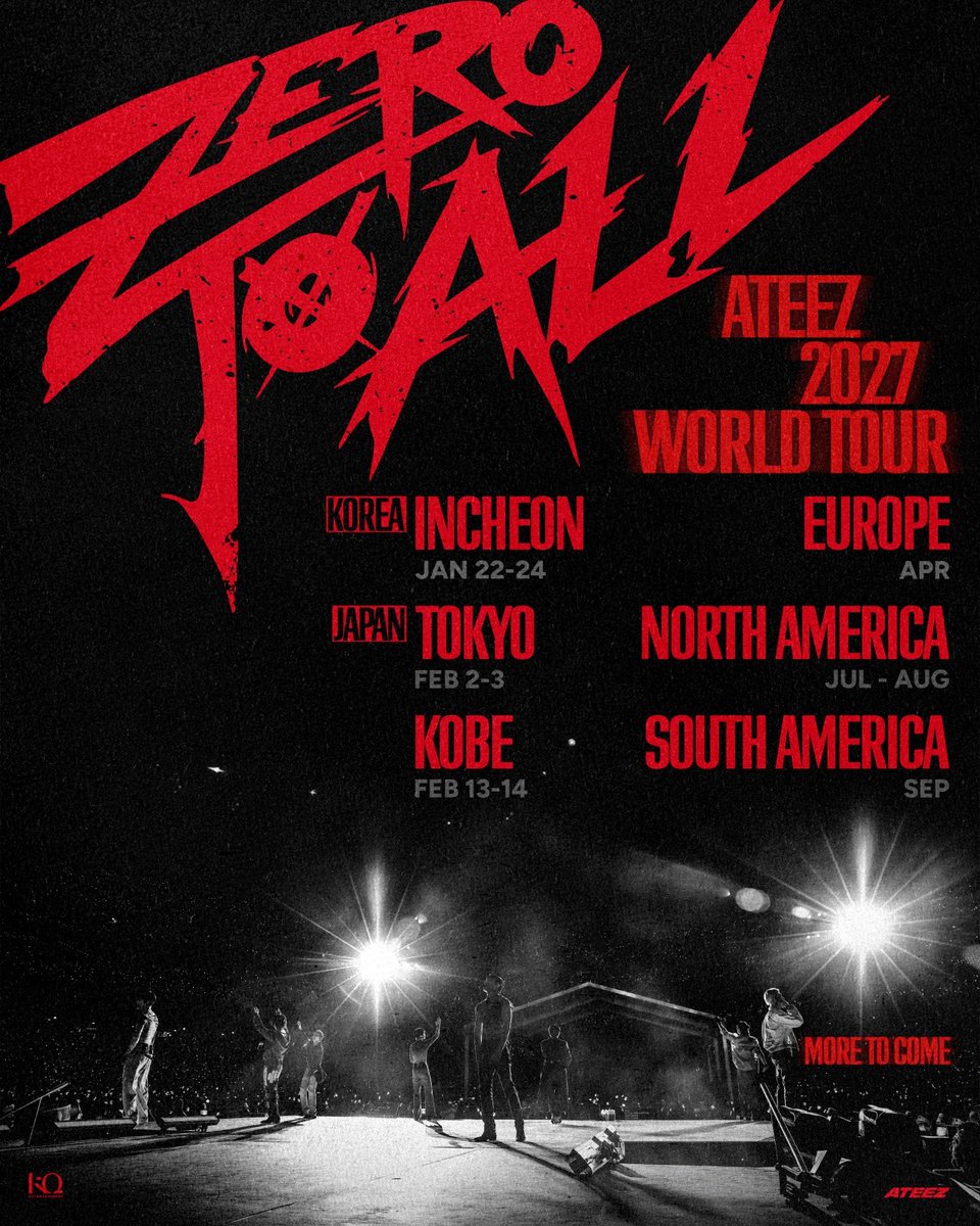 slist2015's tweet photo. 에이티즈, 2027 월드투어 개최 확정…인천서 포문

#에이티즈 #ATEEZ 
@ATEEZofficial 
#에이티즈월드투어 
#ZERO_TO_ALL 
#2027_ATEEZ_WORLD_TOUR_ZERO_TO_ALL
#홍중 #성화 #윤호 #여상 
#산 #민기 #우영 #종호 
⬇관련기사⬇
https://t.co/gu4t8ua3cc https://t.co/RMvPfFLPDh