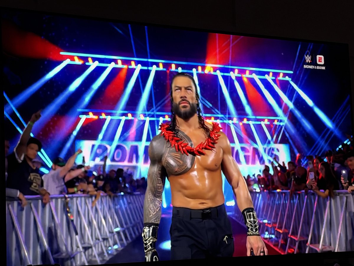 revsva21's tweet photo. Ready for Money in the Bank, who else is watching? https://t.co/qrj89rJhR4